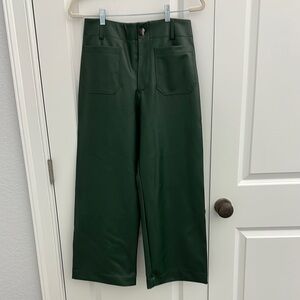 Maeve Dark Green Cropped Pants Never Worn